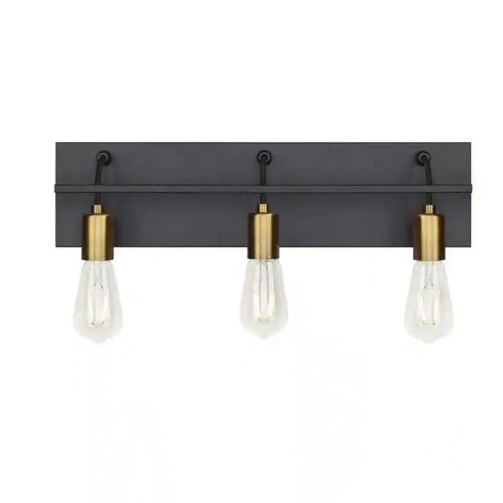 Tech Lighting BA1082BLAB Tae 3 Light 24"W Bathroom Vanity Light - Black